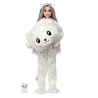 Barbie Cutie Reveal Éclat de flocon de neige Poupée, ours polaire