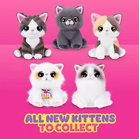 Pets Alive Smitten Kittens Series 2 Cat Interactive Plush Toy, Collectible by ZURU (Colours may vary)