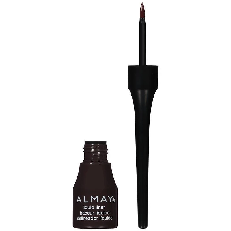 Almay Liquid Eyeliner, Oil Free, Water Resistant, Ophthalmologist Tested, Hypoallergenic, 1  Liquid Eyeliner, SHE ALMAY LIQ LINER 0.027 lbs