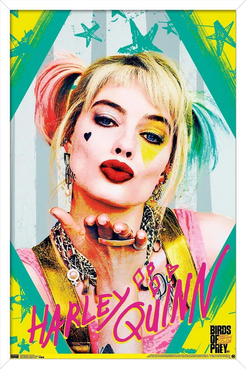 DC Comics Movie - Birds of Prey - Harley Quinn - Kiss Wall Poster, 22.375" x 34"