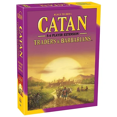 Catan Studios - Catan Extension 5-6 Joueurs : Barbares & Marchands - Version anglaise - Gestion des Ressources et Stratégie - Jeu Stratégique Amusant pour Enfants et Adultes - Pour les Âges 10+ - 60-1
