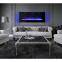 Foyer électrique Paramount Smart Premium, 60 po avec LED 3 couleurs