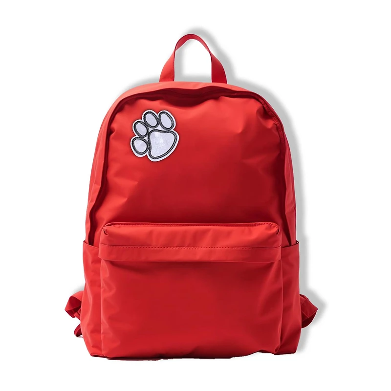 LA VOGUE Reflective Paw Embroidered Iron‑On Patch, 1 Piece — ~11.43 × 8.89 cm (4.5 × 3.5 in)