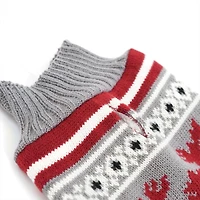 One Paw, Knitted Dog Sweater with Sherpa Lining, Moose, Water-Resistant, Multiple sizes
