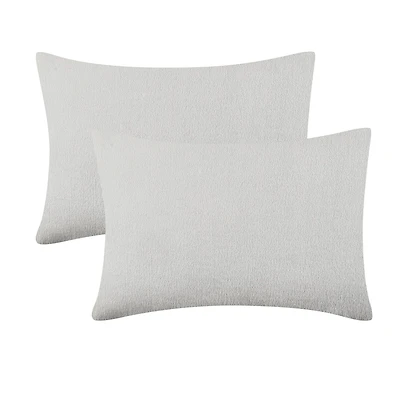 Beco Home Terry  Pillow Pairs Cloud Grey
