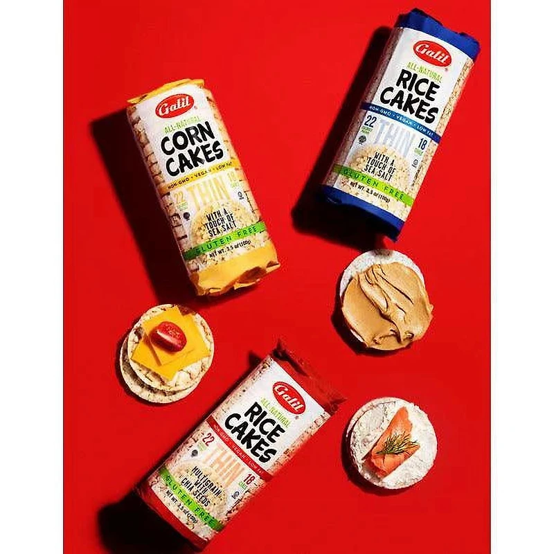 Galil Thin Rice Cakes W/ Sesame & Salt, 100