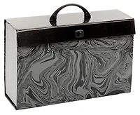 Classeur Fashion Case, 19 Poches - Noir et Blanc