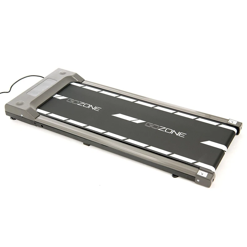 GoZone Walking Treadmill/Pad for Standing Desks – Black/Grey, With wireless remote