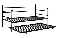 DHP Daybed and Trundle, Black Metal