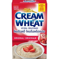 Cream Of Wheat Instant Original Hot Cereal. An excellent source of Vitamin D, iron and calcium., Cream Of Wheat Instant Cereals