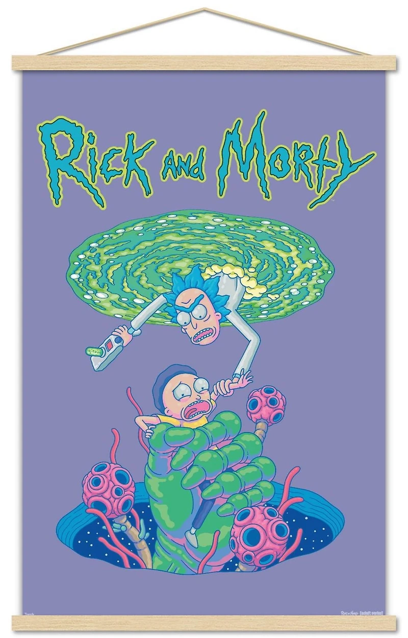 Rick And Morty - Portal Fall Wall Poster