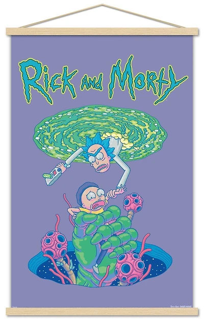 Rick And Morty - Portal Fall Wall Poster