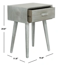 Safavieh Lyle 1 Drawer Casual Glam Accent Table