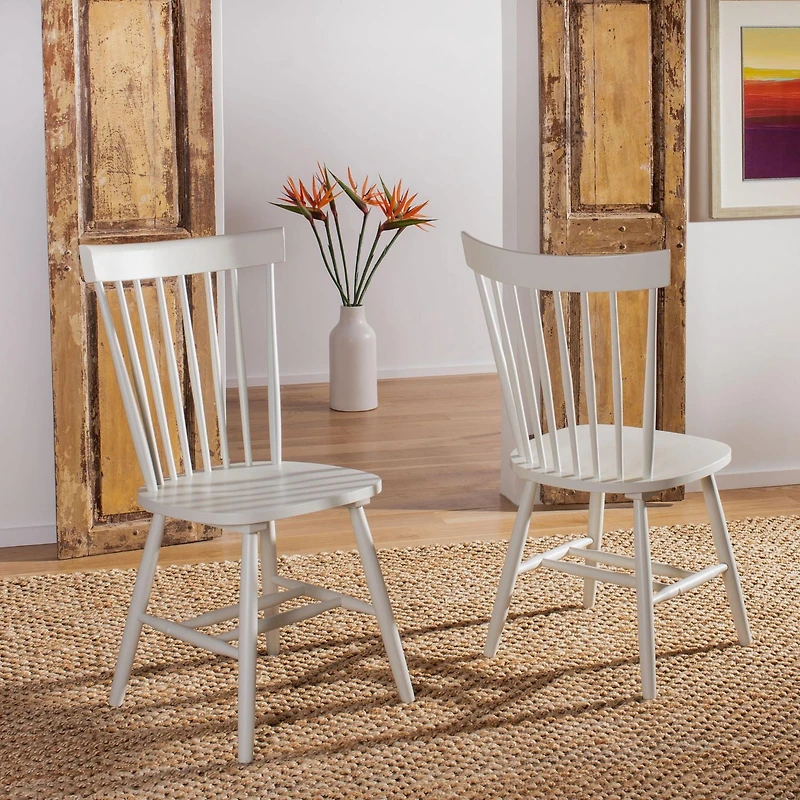 Safavieh Parker 17 in. H Spindle Dining Chair, Set of 2