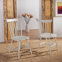 Safavieh Parker 17 in. H Spindle Dining Chair, Set of 2