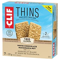 CLIF Thins White Chocolate Macadamia Nut 7CT, CLIF Thins White Chocolate Macadamia Nut 7CT