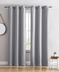 Solid Blackout Grommet Window Panel