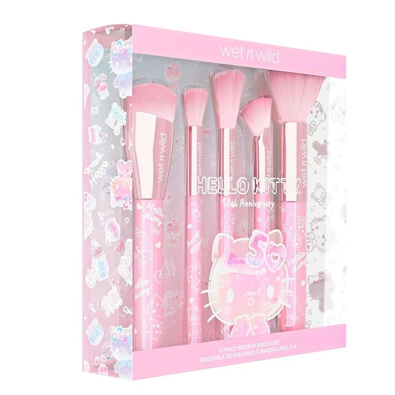 Hello Kitty 5-Piece Makeup Brush Set