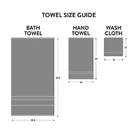 Mainstays Solid Hand Towel, 14x25"