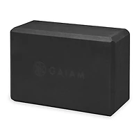 Bloc deyoga enmousse Gaiam noir paquet 2