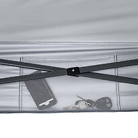Dessus d'auvent avec aération à pieds droits Ozark Trail 3,7 m x 3,7 m - cadre non inclus, GRIS