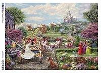 Ceaco Thomas Kinkade Cinderella happily Ever After 1000-Piece Interlocking Jigsaw Puzzle for Adults Ages 14+