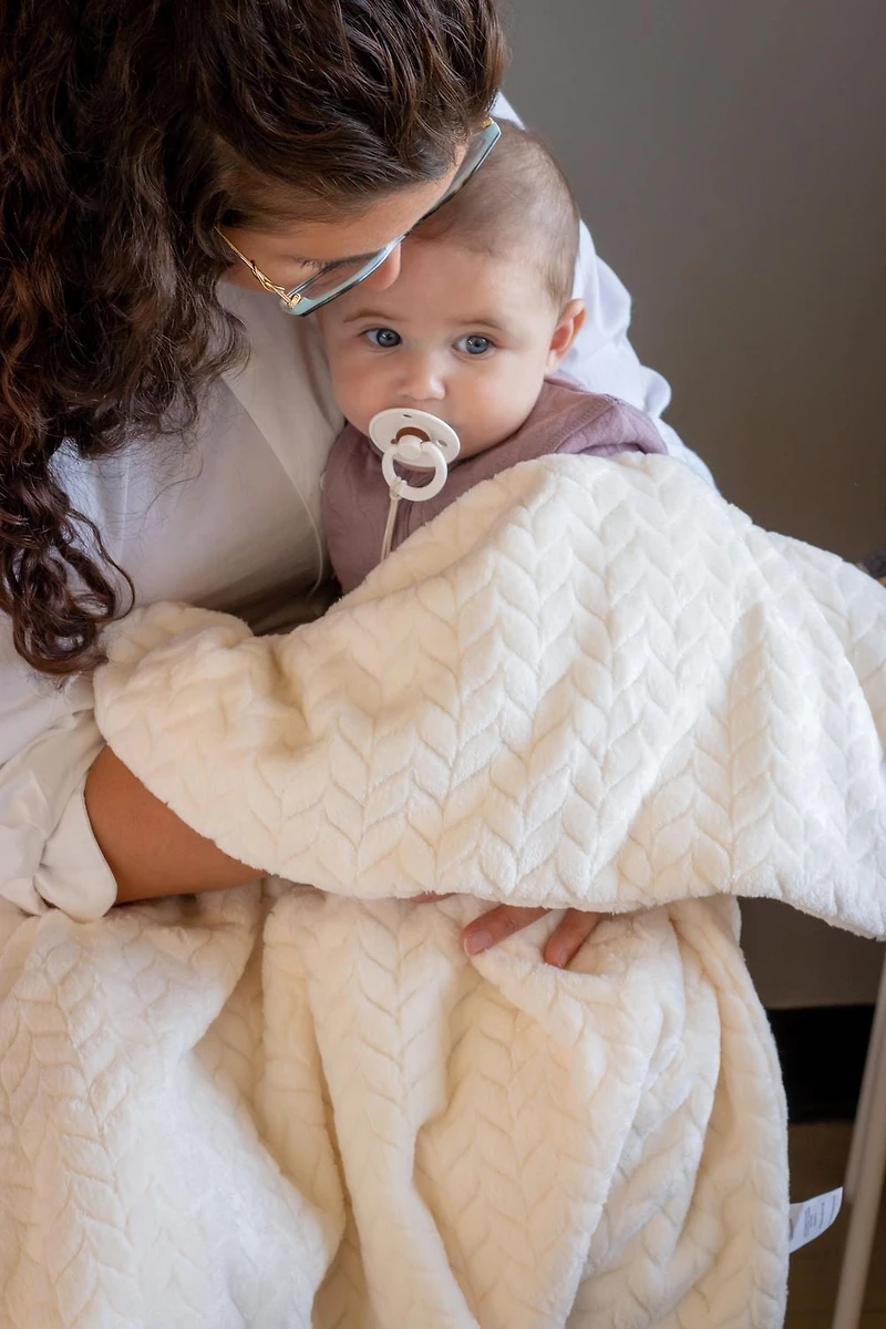 Juddlies Designs - Baby Toddler Unisex Jacquard Flannel Blanket - Plush - Double-layered - Machine Washable