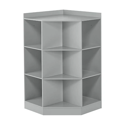 Maison RiverRidge® Étagère en coin blanche à 6 casiers et 3 tablettes pour enfant