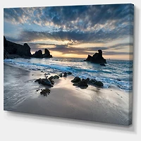 Designart Belle baie de Porthcothan Art mural sur toile