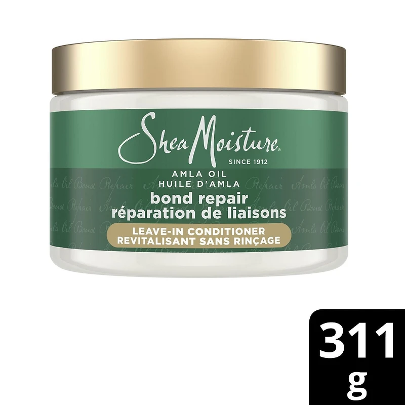 SheaMoisture Revitalisant Sans Rinçage Réparation de Liaisons Huile d'Amla, 311 g