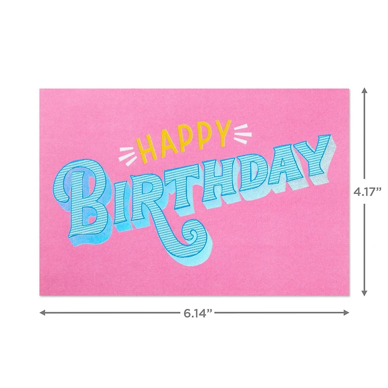 Hallmark Birthday Cards Assortment, 36 Cards with Envelopes (Pastels)