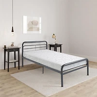 DHP Matelas jumeau avec garnissage en polyester, 6 po