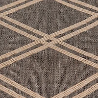 Smithleighs Brown and Cream Woven Area Rug