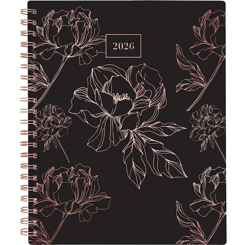 Agenda Grand CAMB pivoine or rose W/M,26 Agenda