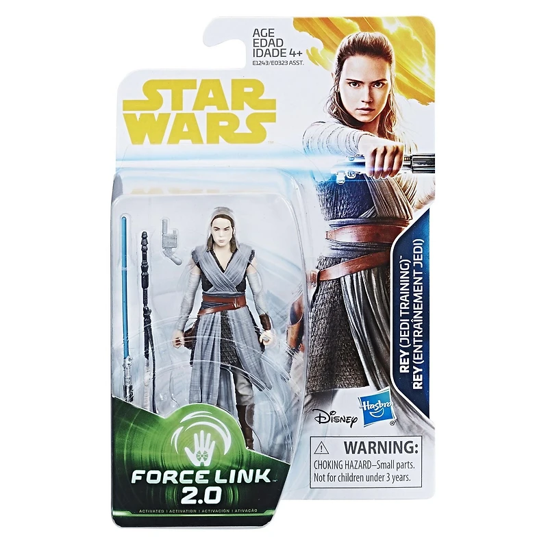 Star Wars Force Link 2.0 - Figurine Rey (Entraînement Jedi)