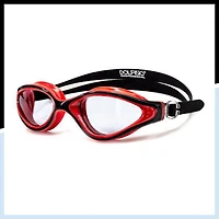 Dolfino Pro Performa Adult Swim Goggle - Red/Black, Adult Swim Goggle