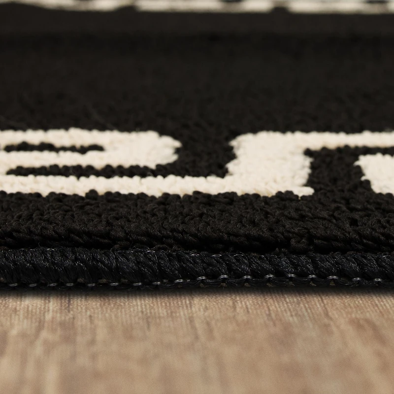Hometrends Key Note Black Rug