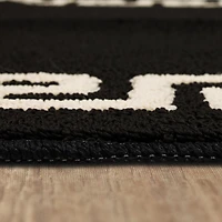 Hometrends Key Note Black Rug