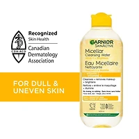 Garnier Eau Micellaire, Démaquillant, Nettoyant Tout-en-un, avec Vitamine C