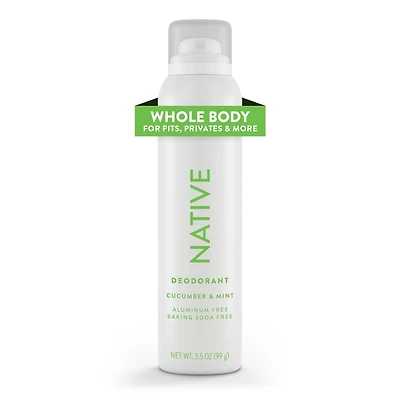 Native – Désodorisant pour le corps Concombre & menthe – 99 G 99g