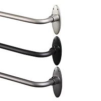 Tringle enveloppante Lunar Fast Fit à installation facile et occultation complète 1/2 po (1,27 cm), Aongueur réglable En plusieurs couleurs