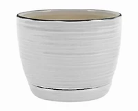 Hometrends Cache-pot à motif brossé de