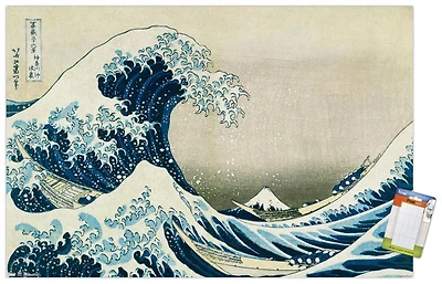 La grande vague au large de Kanagawa par Hokusai