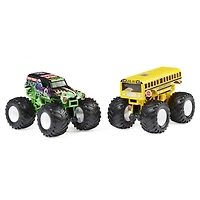 Monster Jam, 1:64 Scale Die-Cast Monster Trucks 2-Pack (Style May Vary)