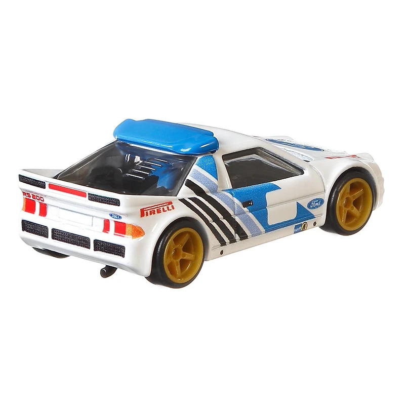 Culture automobile haut de gamme Ford RS 200 de Hot Wheels à l'échelle 1:64