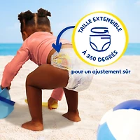 Maillots de bain jetables Pampers Splashers pour bébés, tailles 3 à 5, 17-20 maillots 17CT - 20CT