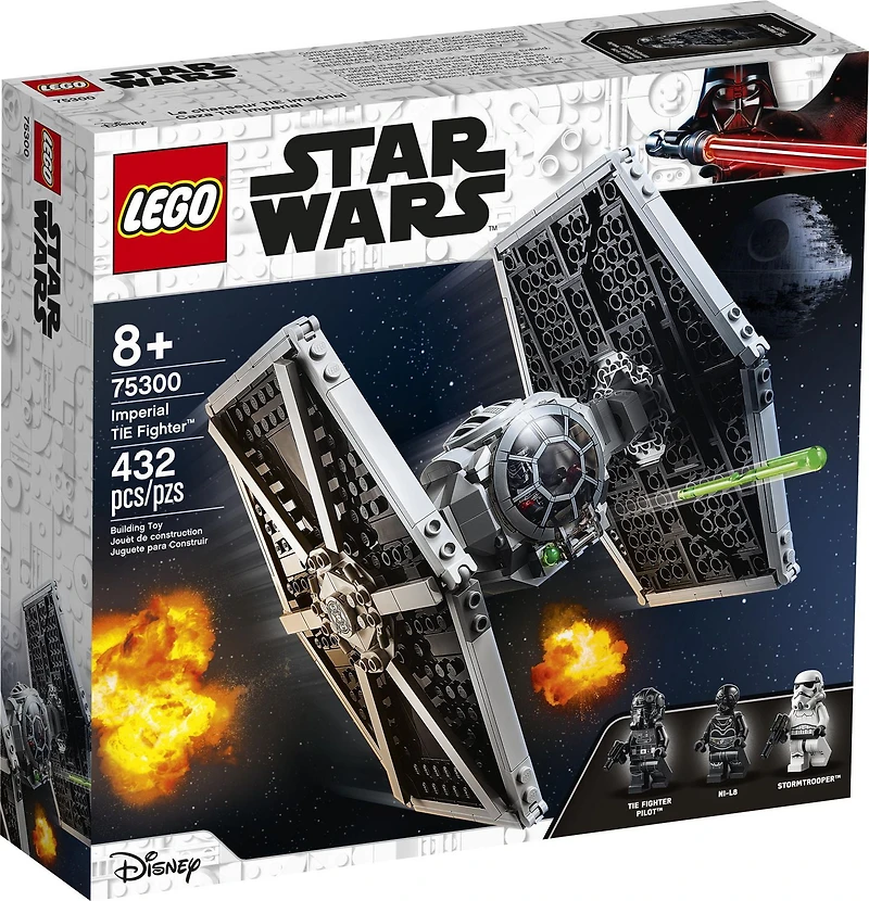 LEGO Star Wars Le chasseur TIE impérial 75300, Ensemble de construction (432 pièces)