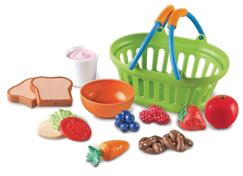 Ensemble de paniers d'aliments sains (petit-déjeuner, déjeuner, dîner), par Learning Resources