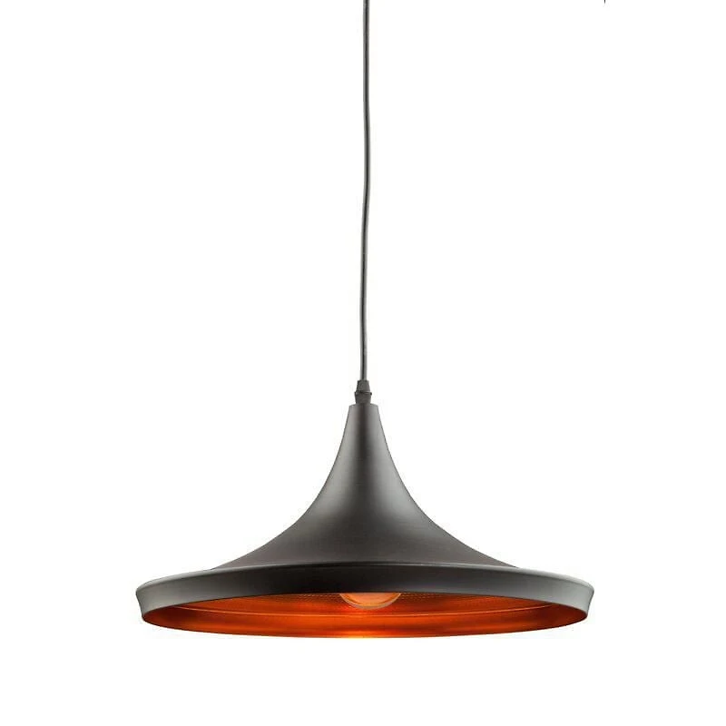 Plata Décor Modern Black and Gold Style Pendant