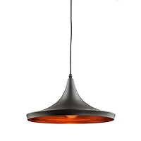 Plata Décor Modern Black and Gold Style Pendant